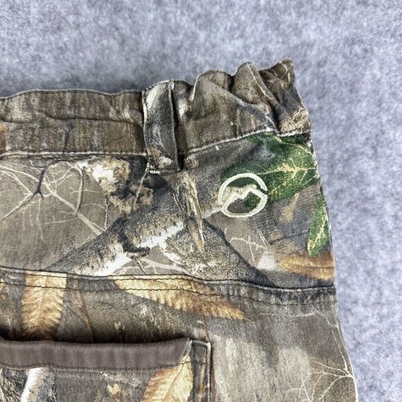 Magellan Outdoors Pants Mens XL Camouflage Realtree Hunting Stretch Waist HEMMED - Picture 8 of 15